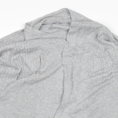 Womens UK Size L BM Grey Wrap Jumper