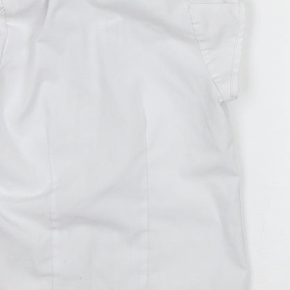 NEXT Girls White   Basic Button-Up Size 4 Years