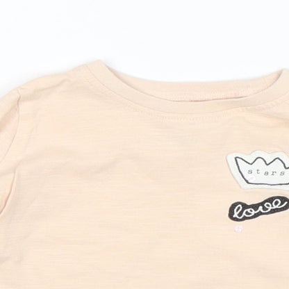 NEXT Girls Pink   Basic T-Shirt Size 3-6 Months
