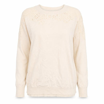 Womens UK Size 14 Topshop Beige Pullover Jumper