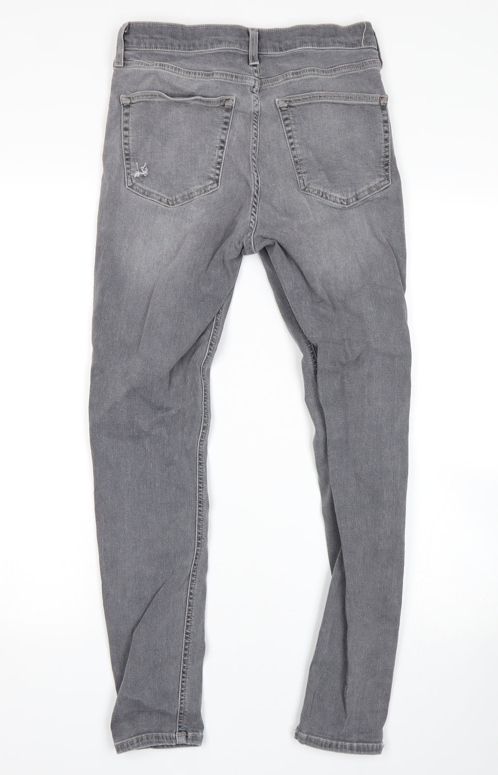 Topshop Womens Grey   Skinny Jeans Size 30 in L32 in