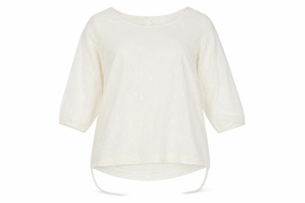 Womens UK Size 12 Wardrobe White Basic Blouse