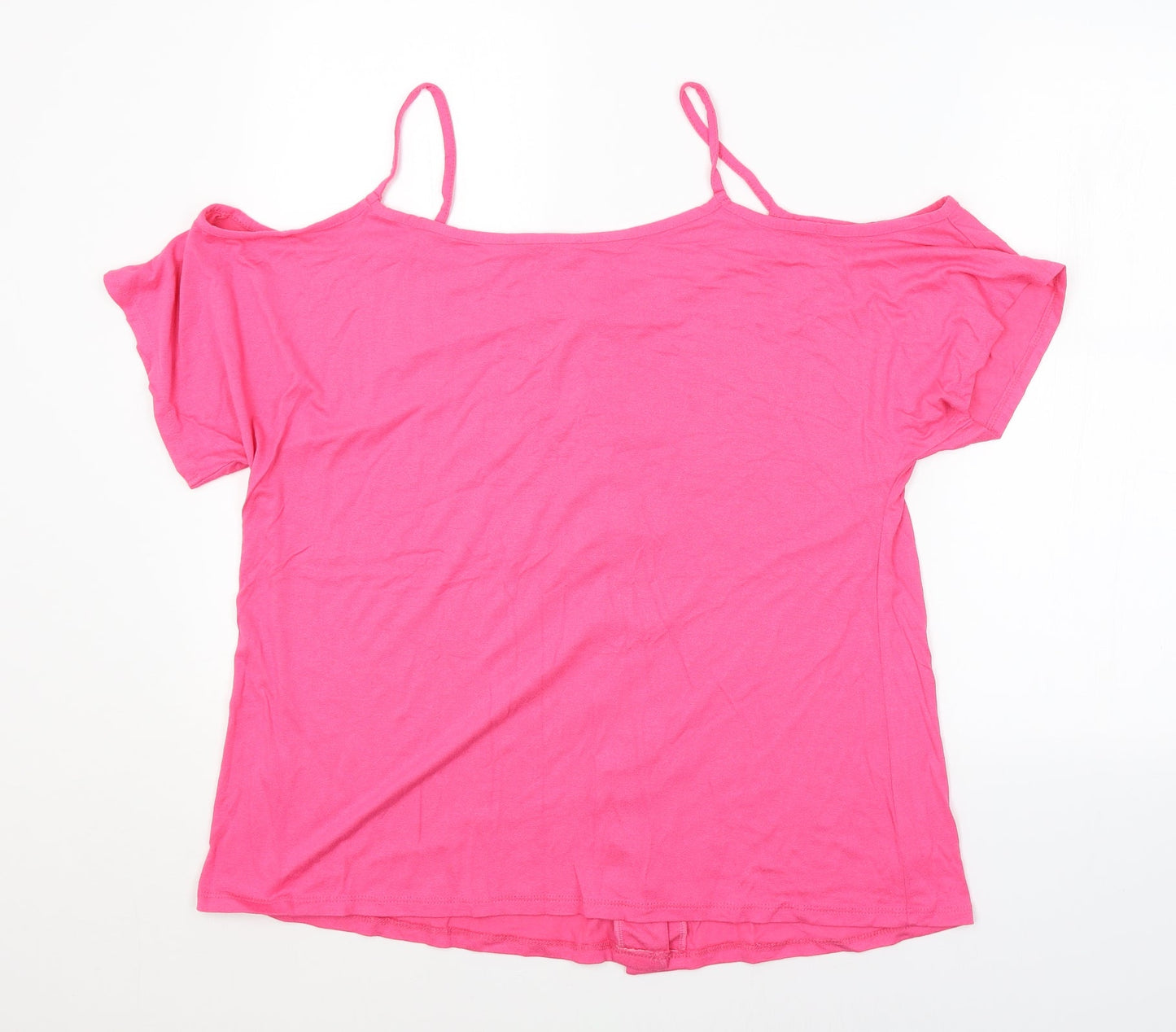 George Womens Pink   Basic Button-Up Size 14