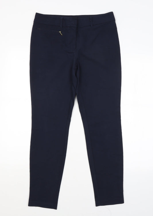 Womens UK Size 10 Papaya Regular Fit  Blue Trousers