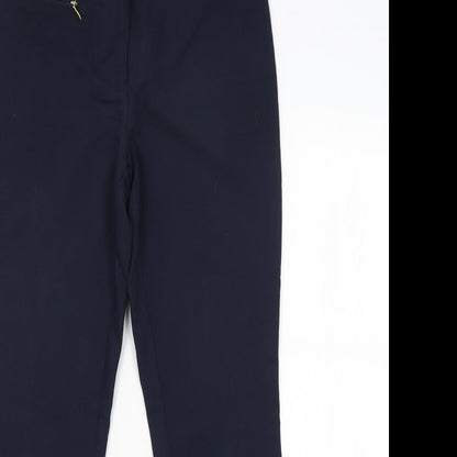 Womens UK Size 10 Papaya Regular Fit  Blue Trousers