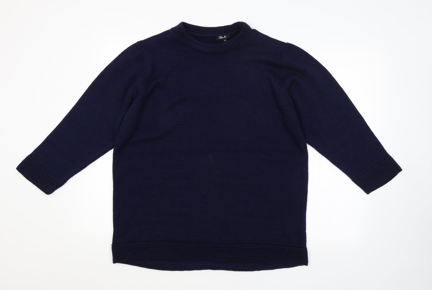 Womens UK Size 16 ELLIE B Blue Pullover Jumper