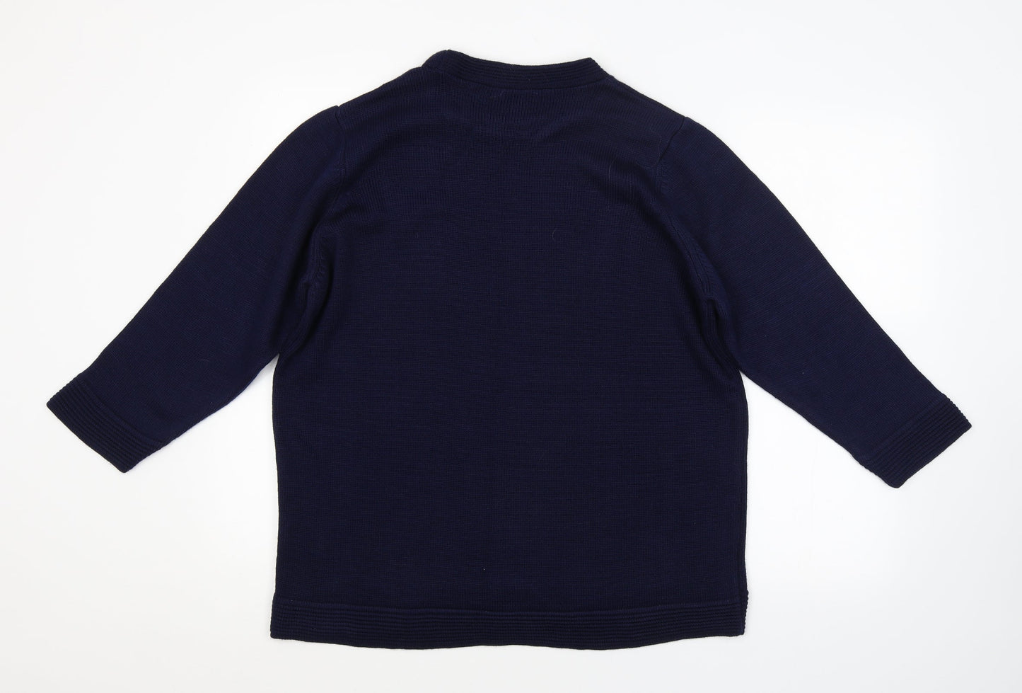 Womens UK Size 16 ELLIE B Blue Pullover Jumper