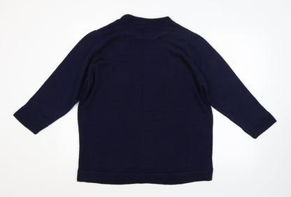 Womens UK Size 16 ELLIE B Blue Pullover Jumper