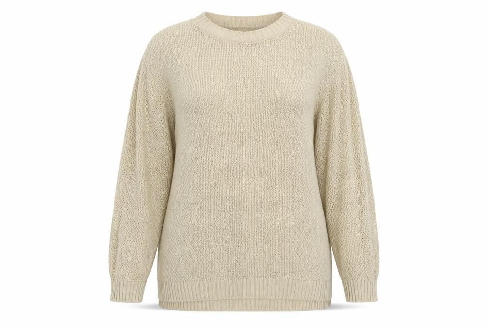 Womens UK Size 18 Boohoo Beige Pullover Jumper