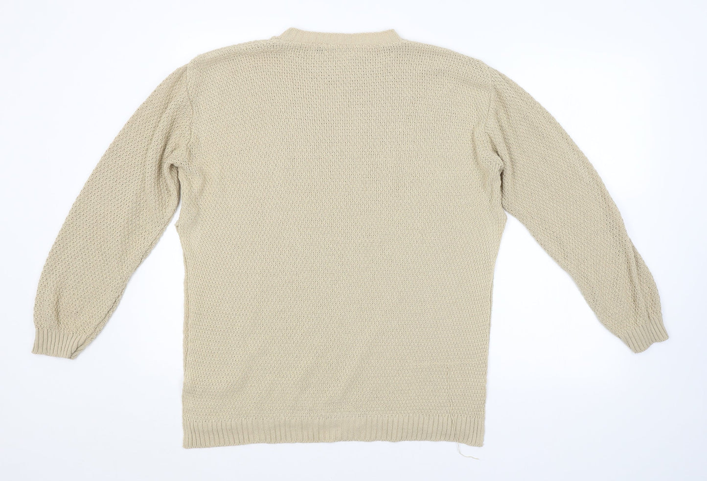 Boohoo Womens Beige   Pullover Jumper Size 18