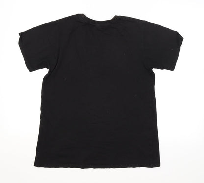 Preworn Mens Black    T-Shirt Size S