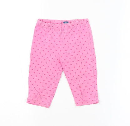 TU Girls Pink Spotted  Jogger Trousers Size 3 Years
