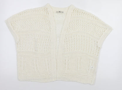 TU Womens Ivory   Cardigan Jumper Size 10