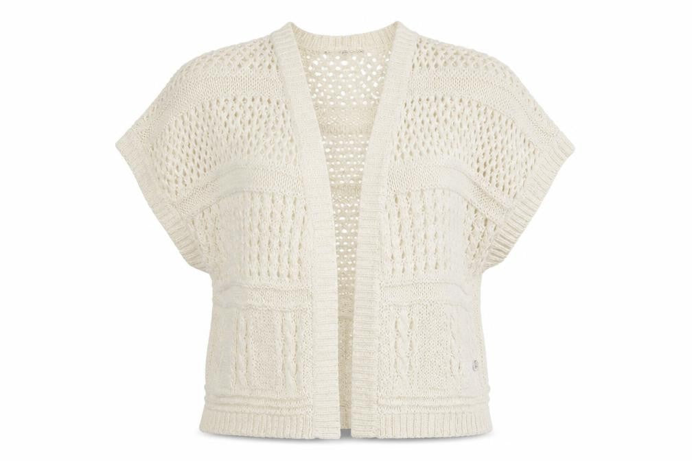 Womens UK Size 10 TU Ivory Cardigan Jumper
