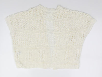 TU Womens Ivory   Cardigan Jumper Size 10
