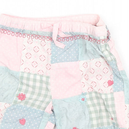 NEXT Girls Grey Geometric  Sweatpants Trousers Size 3-6 Months