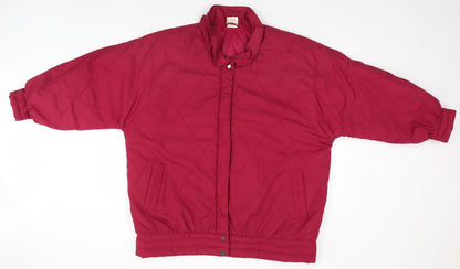 Womens UK Size 20 Classic Woman Pink Parka Coat