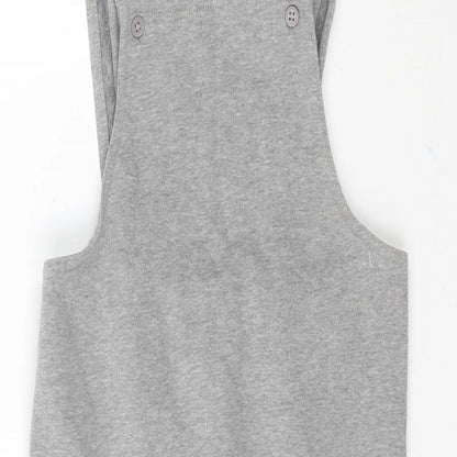 Preworn Girls Grey   Jumpsuit One-Piece Size 4-5 Years