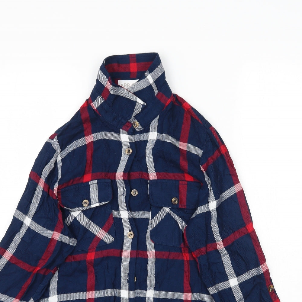 Apricot Womens Multicoloured Plaid  Basic Button-Up