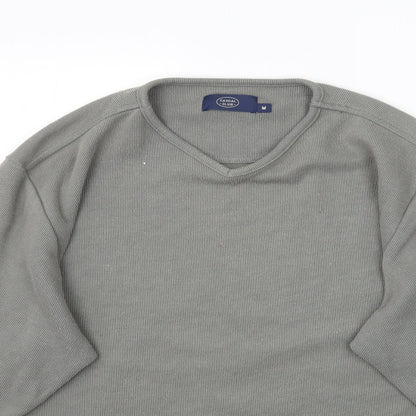 Debenhams Mens Grey  Knit Pullover Jumper Size M