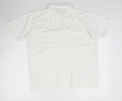 Peter Gribby Mens White    Polo Size L