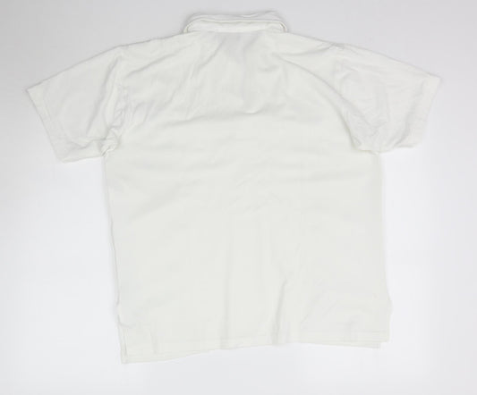 Peter Gribby Mens White    Polo Size L