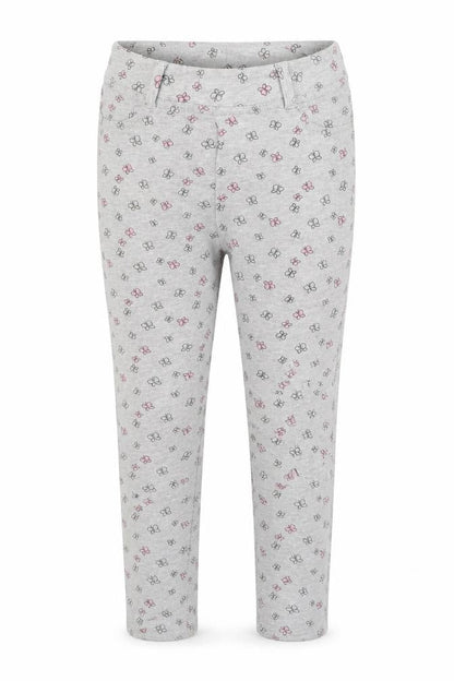 Front view of i love girlswear girls’ grey sweatpants, size 9, months
