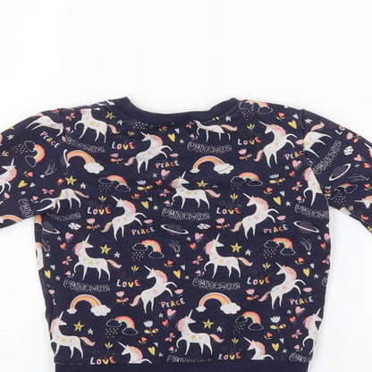 Blue Zoo Boys Blue   Pullover Sweatshirt Size 3-4 Years