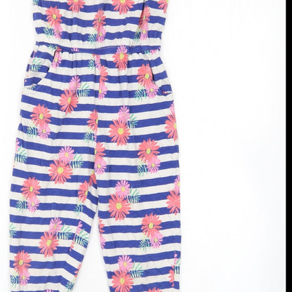 I Love Girls Wear Girls Multicoloured Floral  Jumpsuit One-Piece Size 6 Years