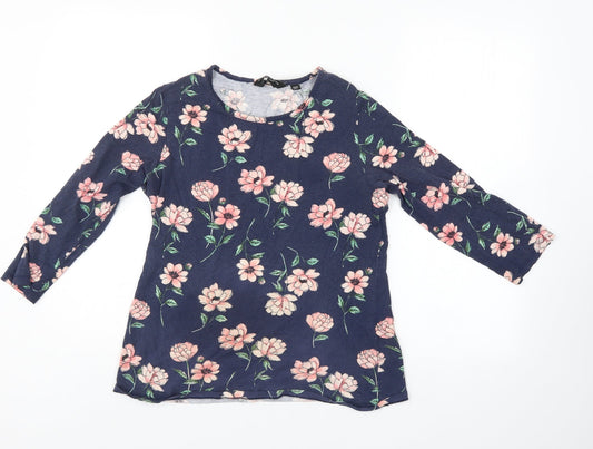 Womens UK Size 14 Dorothy Perkins Blue Basic Blouse