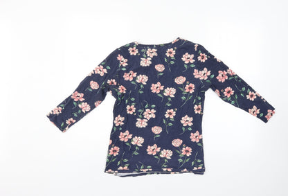 Womens UK Size 14 Dorothy Perkins Blue Basic Blouse