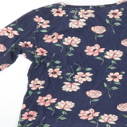 Womens UK Size 14 Dorothy Perkins Blue Basic Blouse