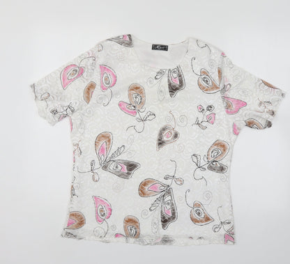 Womens UK Size  Must White Basic Blouse