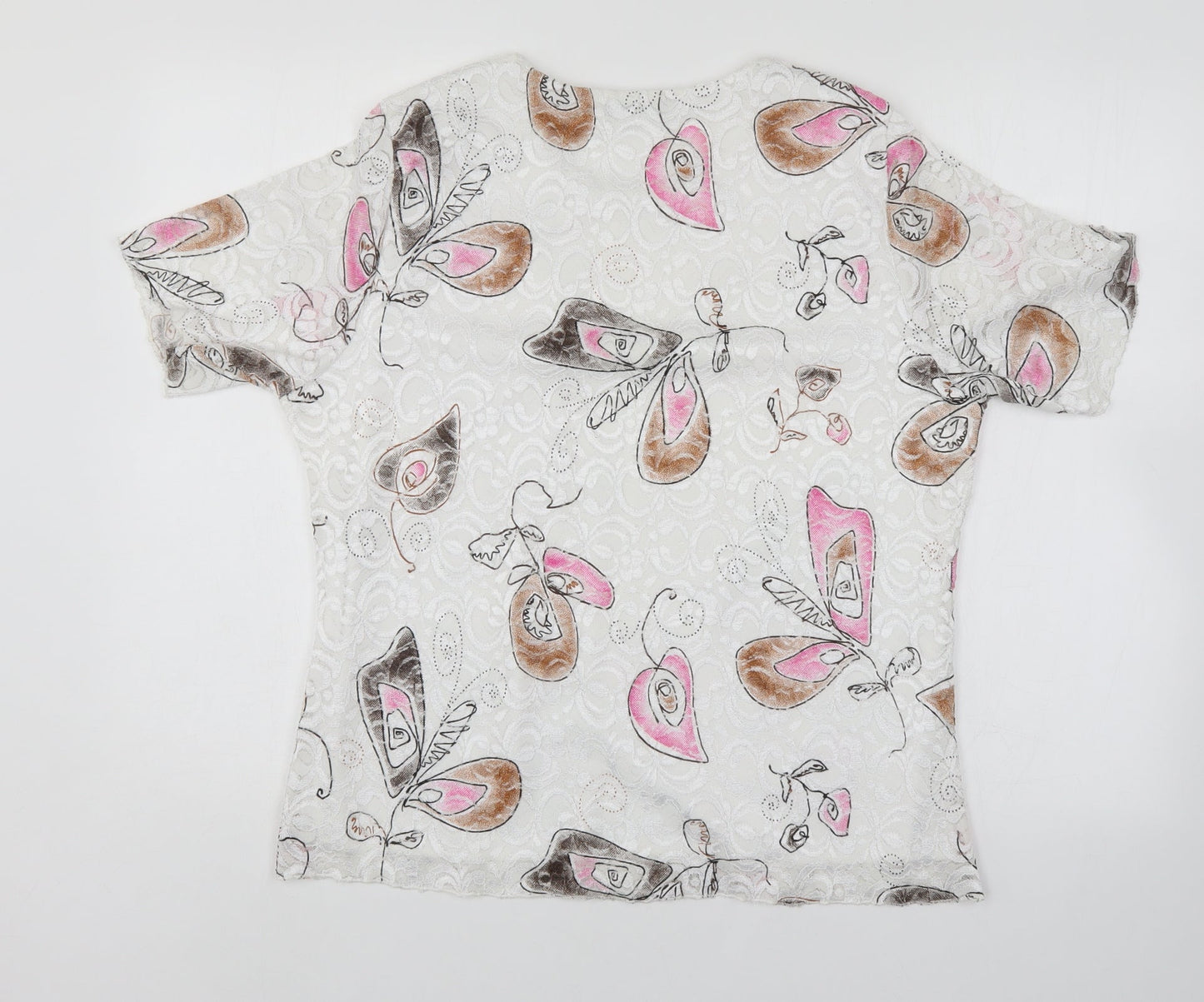 Womens UK Size  Must White Basic Blouse