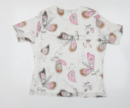 Womens UK Size  Must White Basic Blouse