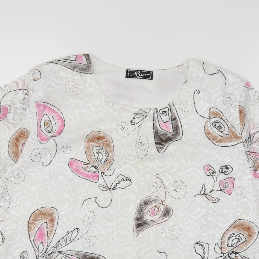 Womens UK Size  Must White Basic Blouse