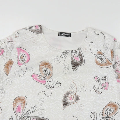 Womens UK Size  Must White Basic Blouse