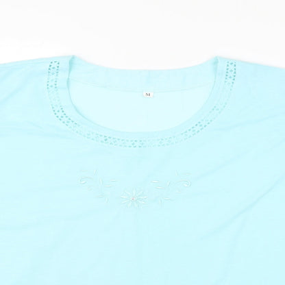 Preworn Womens Blue   Basic Blouse Size M
