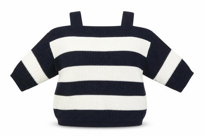George Womens Blue Striped  Pullover Jumper Size 12