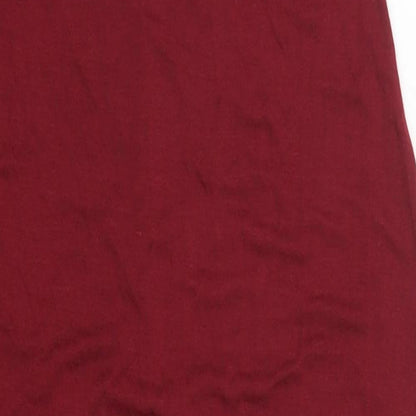 Boohoo Womens Red   Bodycon  Size 10