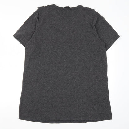 Yours Womens Grey   Basic T-Shirt Size 16