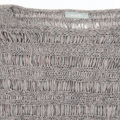 Womens UK Size M Wallis Grey Pullover Jumper
