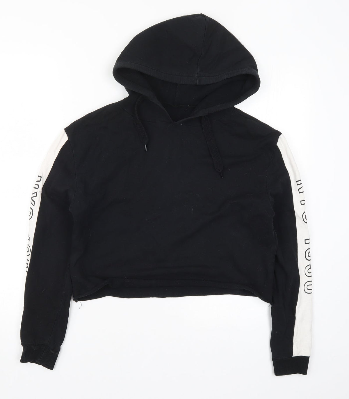 Primark Womens Black   Pullover Hoodie Size 8  - NYC 1990