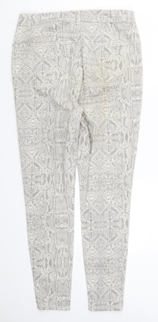 Womens UK Size 14 M-17 Regular Fit Skinny Grey Jeans