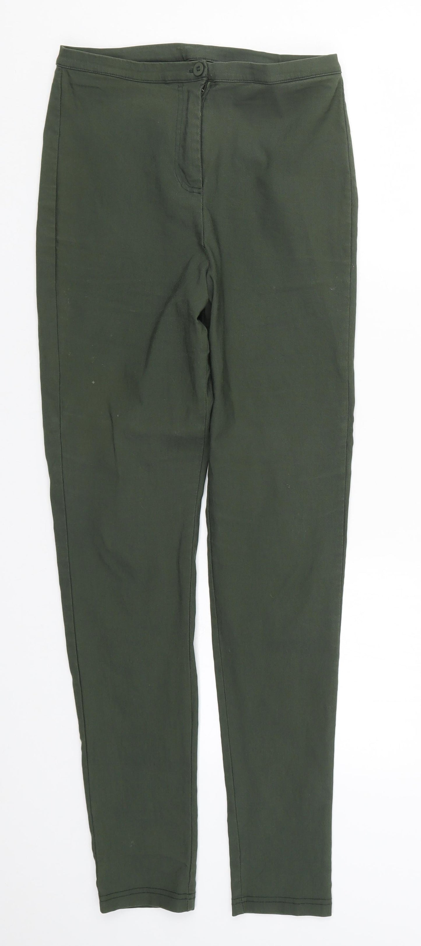 Select Womens Green  Denim Jegging Jeans Size 12 L28 in