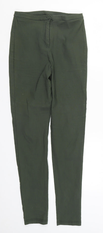 Select Womens Green  Denim Jegging Jeans Size 12 L28 in