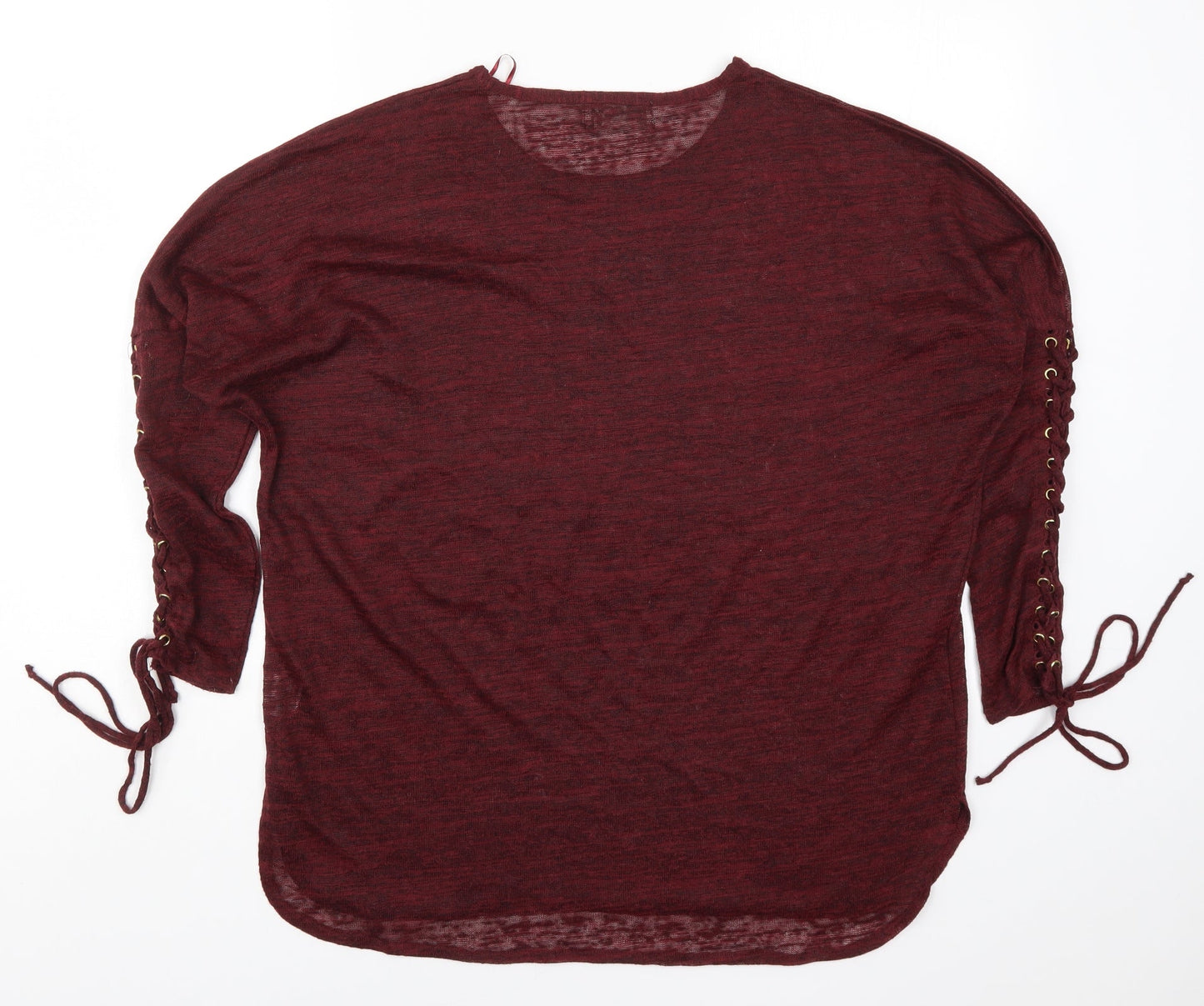Womens UK Size M Vouley Vous Red Basic T-Shirt