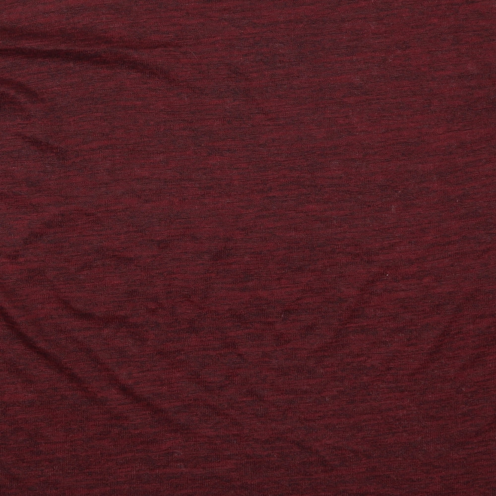 Womens UK Size M Vouley Vous Red Basic T-Shirt