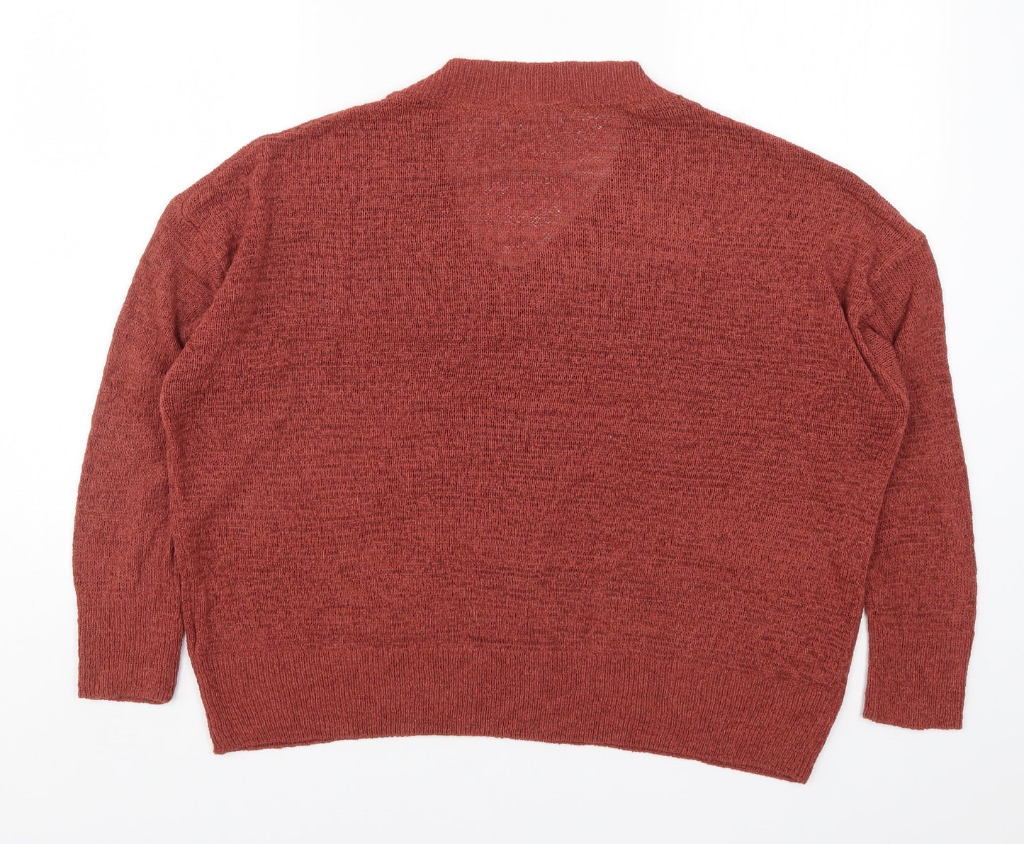 Primark Womens Red  Knit Pullover Jumper Size 10