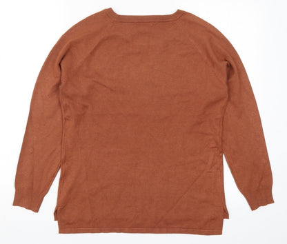 Womens UK Size M Paramour Brown Pullover Jumper